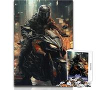 Puzzle de 1000 pièces sur Le thème des Motards Japonais pour Adolescents:Un Jeu Amusant et Stimulant pour Apprendre et se concentrer Idéal comme Cadeau Original et attentionné Dimensions:38x26cm