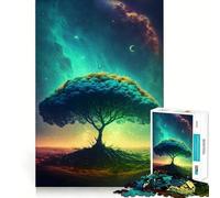Puzzle de 1000 pièces sur Le thème des paysages fantastiques de l'espace, idéal pour Les Adolescents amélioration de la mémoire, détente et Loisirs créatifs (38x26cm)