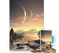 Puzzle de 1000 pièces sur Le thème des paysages fantastiques de l'espace idéal pour Les Adolescents pour développer Leur mémoire se détendre et Profiter d'un Espace de Jeu Facile Bords Surprise