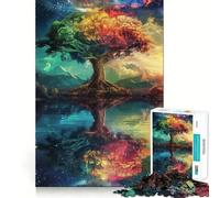Puzzle de 1000 pièces sur Le thème des paysages fantastiques de l'espace, Jeu de logique pour Adolescents, pièces de Collection découpées avec précision (50x75cm)