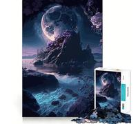 Puzzle de 1000 pièces sur Le thème des paysages fantastiques de l'espace pour Adolescents stimule la mémoire, se détend en Douceur, découpe de qualité supérieure, Surprise d'anniversaire (50x75cm)
