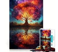 Puzzle de 1000 pièces sur Le thème des paysages fantastiques de l'espace pour Adultes et Adolescents Jeu de logique Solide et Amusant, découpe de précision, Cadeau du Père Noël (38x52cm)
