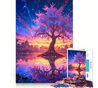 Puzzle de 1000 pièces sur Le thème des paysages fantastiques de l'espace, pour Adultes et Adolescents, Jeu d'adresse et de détente, pour Les fêtes (50x75cm)