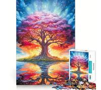Puzzle de 1000 pièces sur Le thème des paysages fantastiques de l'espace pour Adultes Un Jeu d'esprit Relaxant, découpé avec précision et Un Cadeau élégant (38x26cm)