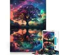 Puzzle de 1000 pièces sur Le thème des paysages spatiaux fantastiques, idéal pour Les Adolescents Jeu de logique et de détente Découpe précise Cadeau Artistique (38x52cm)