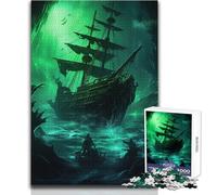 Puzzle de 1000 pièces sur Le thème des Pirates fantastiques, pour Adultes et Adolescents Jeu de réflexion et de créativité Idée Cadeau Originale et mémorable Dimensions:38x52cm
