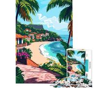 Puzzle de 1000 pièces sur Le thème des plages de Thaïlande Un Jeu éducatif et Stimulant à compléter idéal pour Les 14 Ans et Plus (38x26cm)