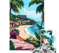Puzzle de 1000 pièces sur Le thème des plages de Thaïlande Un Jeu éducatif et Stimulant à compléter idéal pour Les 14 Ans et Plus (38x52cm)