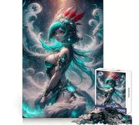 Puzzle de 1000 pièces sur Le thème des Princesses fantastiques d'anime, idéal pour Les Adolescents, pour développer Leur mémoire et Leur Sens de l'organisation Parfait pour Les fêtes (50x75cm)