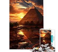 Puzzle de 1000 pièces sur Le thème des Pyramides égyptiennes pour Adolescents idéal pour Un Anniversaire ou Noël Jeu éducatif Amusant et Humoristique à partir de 14 Ans Dimensions 38x52cm