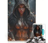 Puzzle de 1000 pièces sur Le thème des rituels Vikings décoration Murale ludique activité Anti-Stress intéressante idéal comme Cadeau 50x75cm