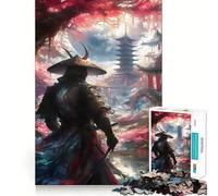 Puzzle de 1000 pièces sur Le thème des samouraïs Chinois mystiques pour Adultes Jeu de réflexion Stimulant Temps de détente Finitions impeccables Cadeau raffiné (50x75cm)