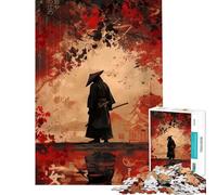 Puzzle de 1000 pièces sur Le thème des samouraïs et des paysages Japonais Un Jeu Difficile à compléter mais Amusant et Humoristique Jeu Pratique à partir de 14 Ans 50x75cm