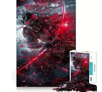 Puzzle de 1000 pièces sur Le thème des samouraïs, Fantastique Japonais, pour Adolescents stimule la mémoire, apaise et évasion, Motif à Assembler, Surprise chaleureuse (50x75cm)