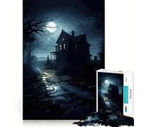 Puzzle de 1000 pièces sur Le thème d'halloween pour Adultes Jeu de réflexion apaisant Bords précis 38x52cm