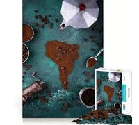 Puzzle de 1000 pièces sur Le thème du café en Amérique du Sud, idéal pour Les Adolescents Un Jeu de logique Fine, Un Loisir Facile et Un Cadeau Parfait pour Les fêtes (50x75cm)