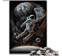 Puzzle de 1000 pièces sur Le thème du Football Astronaute, pour Adultes et Adolescents, à partir de 14 Ans Idées Cadeaux pour la décoration intérieure (26 x 38 cm)