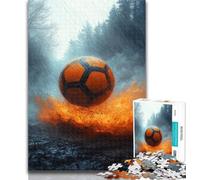 Puzzle de 1000 pièces sur Le thème du Football pour Adolescents, Anti-Stress, Difficile et Stimulant, pour l'amour Entre Couples, 50x75cm