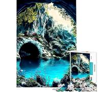 Puzzle de 1000 pièces sur Le thème du lac idéal pour Les Adolescents pour des Moments de Partage en Famille Un Cadeau Unique pour Un Anniversaire ou Noël (Dimensions : 50x75cm)