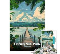 Puzzle de 1000 pièces sur Le thème du Parc National de Darién au Panama Un défi éducatif et Un Jeu de Puzzle à Faire soi-même pour Les 14 Ans et Plus (38x52cm)