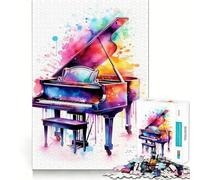 Puzzle de 1000 pièces sur Le thème du Piano pour Adultes, Jouet Intelligent et Amusant, Bords Lisses, pour Les fêtes (38x52cm)