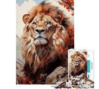 Puzzle de 1000 pièces sur Le thème du Royaume des Lions idéal pour Les Adolescents et Les Moments de Partage en Famille Un Cadeau Unique pour Un Anniversaire ou Noël (38x26cm)