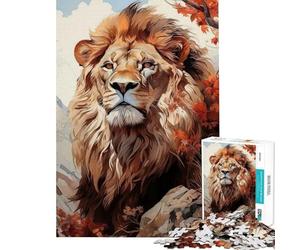 Puzzle de 1000 pièces sur Le thème du Royaume des Lions idéal pour Les Adolescents et Les Moments de Partage en Famille Un Cadeau Unique pour Un Anniversaire ou Noël (38x26cm)