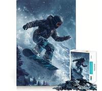Puzzle de 1000 pièces sur Le thème du Ski pour Adolescents, Jeu de logique et de Loisirs, Cadeau Original 50x75cm