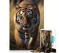 Puzzle de 1000 pièces sur Le thème du Tigre, idéal pour Les Adolescents renforce la mémoire, Calme et sérénité, qualité supérieure, Cadeau de Noël 38x52cm