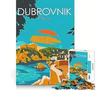 Puzzle de 1000 pièces sur Le thème du Voyage, de la Nature et du Vintage Ajustement Parfait Idéal pour stimuler Le Cerveau, se détendre et Jouer Décoration Murale de Noël (38x52cm)