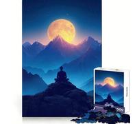 Puzzle de 1000 pièces sur Le thème du Yoga et de la méditation pour Adultes améliore la mémoire, Passe-Temps agréable, Art découpé au Laser, Cadeau de Noël (38x26cm)