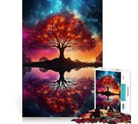 Puzzle de 1000 pièces sur Le thème d'un Paysage Spatial Fantastique idéal pour Les Adolescents Jeu de logique mentale Silencieux et précis Découpe Ferme pour Les vœux du Père Noël