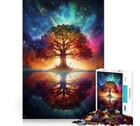 Puzzle de 1000 pièces sur Le thème d'un Paysage Spatial Fantastique pour Adultes Jeu de réflexion Divertissement paisible Pièce de Collection aux découpes soignées (50x75cm)