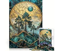 Puzzle de 1000 pièces Taiga Majesty Kintsugi Art pour Adolescents Jeu Intelligent et Relaxant Assemblage du Motif Liste de souhaits du Père Noël 50x75cm