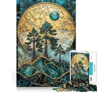 Puzzle de 1000 pièces Taiga Majesty Kintsugi Art pour Adolescents Jeu Intelligent et Relaxant Assemblage du Motif Liste de souhaits du Père Noël 50x75cm