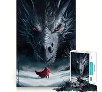 Puzzle de 1000 pièces Tairn et Andarna Quatrième Aile pour Adolescents, Jeu de logique et de réflexion, Divertissement paisible, Bords Lisses, Cadeau créatif 50x75cm