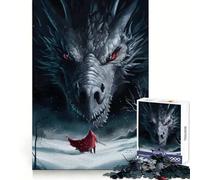 Puzzle de 1000 pièces Tairn et Andarna Quatrième Aile pour Adolescents, Jeu de logique et de réflexion, Divertissement paisible, Bords Lisses, Cadeau créatif 50x75cm