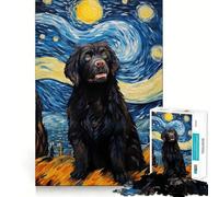 Puzzle de 1000 pièces Terre-Neuve pour Adultes, Puzzle de Rappel amélioré, Silencieux, Calme, découpe Nette, Cadeau de qualité supérieure (50x75cm)