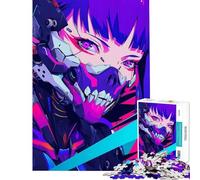 Puzzle de 1000 pièces thème Cyberpunk futuriste Jeu Amusant et Stimulant pour Le Cerveau et l'intelligence Cadeau Original pour Femmes et Hommes (38x52cm)