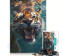 Puzzle de 1000 pièces Tiger Sea Teenagers, défi cérébral, Jeu à Partager, découpe Nette, Surprise chaleureuse 50x75cm