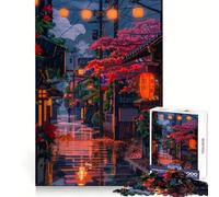 Puzzle de 1000 pièces Tokyo Anime Rainy Day Teenagers, Jouet de logique Robuste, Loisirs Amusants, Bords Transparents, Objet de Collection 38x52cm