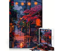 Puzzle de 1000 pièces Tokyo Anime Rainy Day Teenagers, Jouet de logique Robuste, Loisirs Amusants, Bords Transparents, Objet de Collection 50x75cm