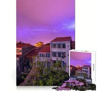 Puzzle de 1000 pièces Tonnerre sur Porto pour Adolescents Jeu de logique et de Stimulation émotionnelle, Divertissement paisible, Bords Lisses, Cadeau créatif 38x52cm