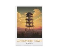 Puzzle de 1000 pièces - Tour de guet de Gordon, Wisconsin - Jeu Stimulant, Puzzle Impossible, décoration familiale - 38 x 52 cm