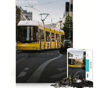 Puzzle de 1000 pièces - Tramway de Berlin - Jeu de logique avec articulations acérées - Jeu confortable pour des heures de détente - Superbe (38 x 52 cm)