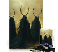 Puzzle de 1000 pièces Trois druides errants pour adolescents idéal pour stimuler l'esprit partager un moment convivial et créer des liens 38x26cm Pièce de collection artistique découpée avec précision
