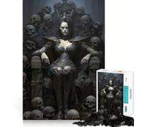 Puzzle de 1000 pièces Trône du Crâne de la Reine pour Adultes Un Puzzle Stimulant la mémoire, idéal pour se détendre et Offrir Un Cadeau de Vacances idéal (38x26cm)