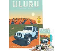 Puzzle de 1000 pièces Uluru Ayers Rock Jeu éducatif et Stimulant Cadeau pour Femmes et Hommes Activités familiales (Dimensions 75x50cm)