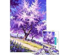 Puzzle de 1000 pièces Un Lilas en Fleurs Puzzle pour Adultes Jeu Anti-Stress Analyse et logique Idéal comme Cadeau pour Toute la Famille (Dimensions 38x26cm)