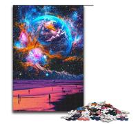 Puzzle de 1000 pièces Un Nouveau Monde en Bois pour Adultes idéal comme Cadeau de Noël 75x50cm